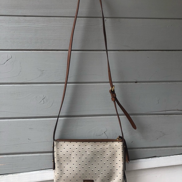 Fossil polka dot small crossbody bag. - Picture 4 of 10